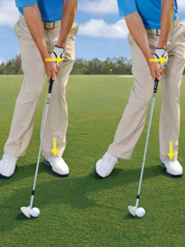 Chipping setup equals full-swing impact