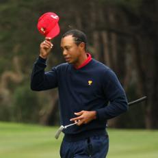 Tiger Woods\' 5-0 record along with the play of Mickelson and Stricker made the win all but a done deal long before the matches were over.