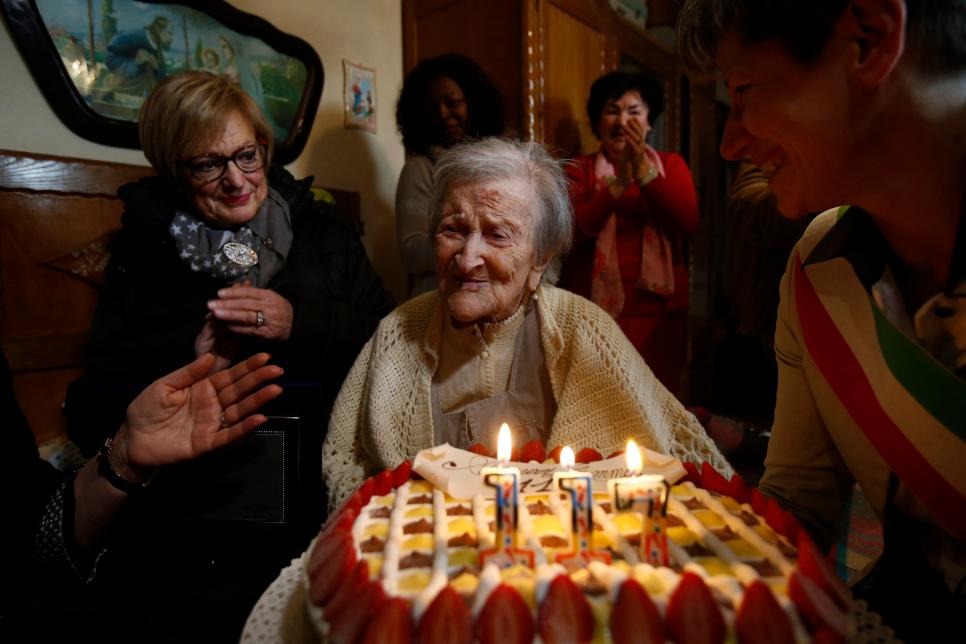 ITALY-VERBANIA-OLDEST LIVING WOMAN-117TH BIRTHDAY