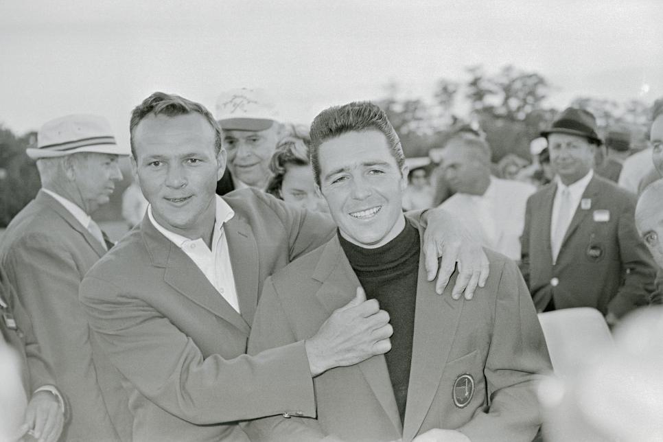 Arnold Palmer and Gary Player 1961 Masters