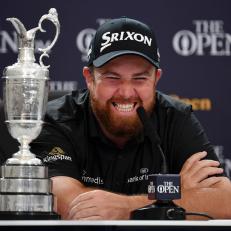 PORTRUSH, NORTHERN IRELAND - JULY 21: Open Champion Shane Lowry of Ireland talks in a press conference after the final round of the 148th Open Championship held on the Dunluce Links at Royal Portrush Golf Club on July 21, 2019 in Portrush, United Kingdom. (Photo by Stuart Franklin/Getty Images)