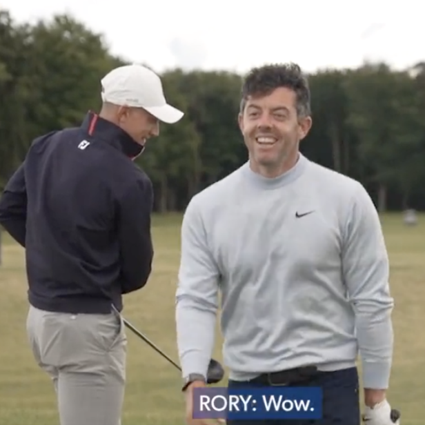 Rory McIlroy was in awe of this 19-year-old's swing speed after getting smoked in a long drive contest