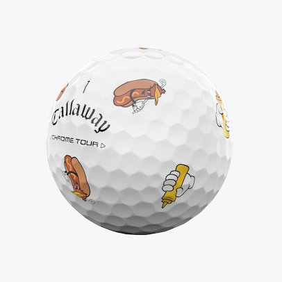 Chrome Tour Hot Dog Golf Balls