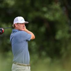 BLAINE, MINNESOTA - JULY 27: Brandt Snedeker of the United States plays his shot from the fifth tee during the first round of the 3M Open at TPC Twin Cities on July 27, 2023 in Blaine, Minnesota. (Photo by Stacy Revere/Getty Images)