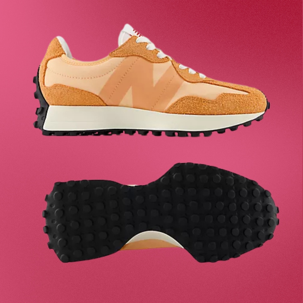 Womens-NB-327-Peach-Side.png