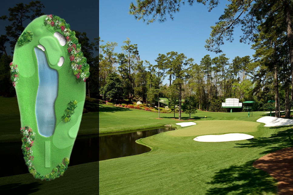1251165212 AUGUSTA, GA - APRIL 09: A course scenic view from the seventh hole fairway during the continuation of the weather-delayed third round of the 2023 Masters Tournament at Augusta National Golf Club on April 9, 2023, in Augusta, Georgia. (Photo by Keyur Khamar/PGA TOUR via Getty Images)