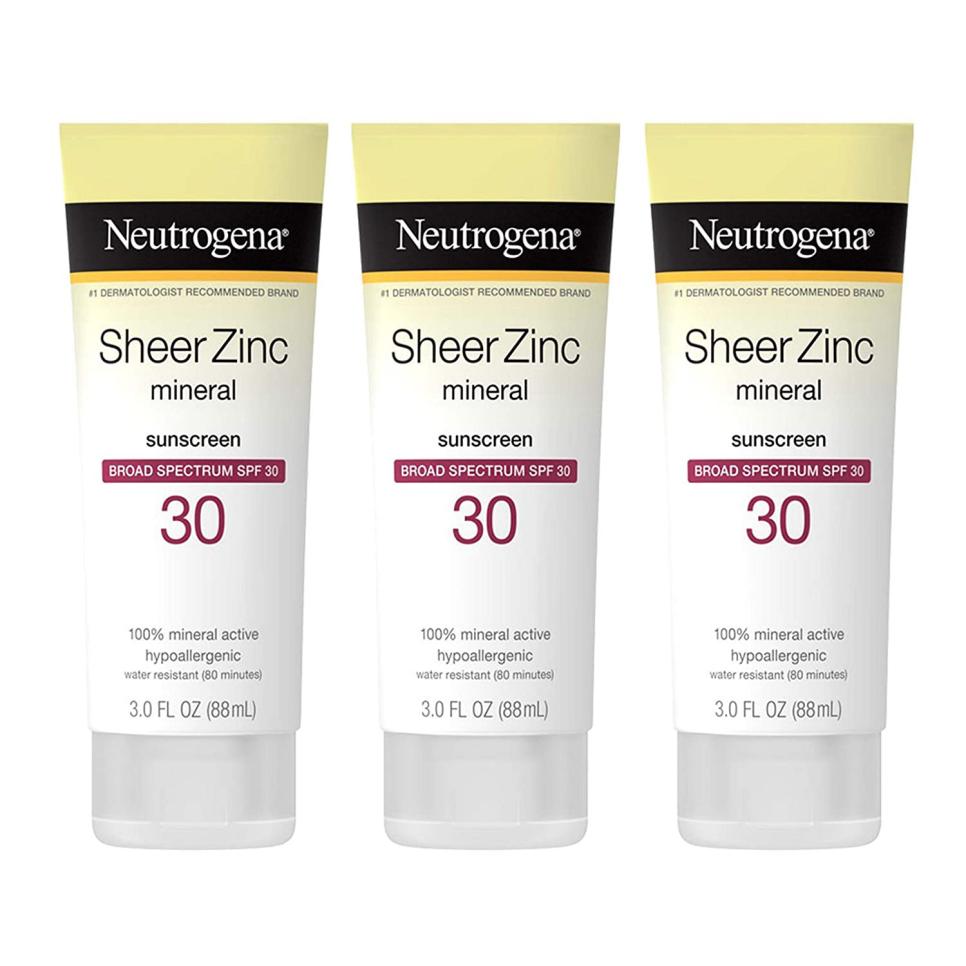 Neutrogena Sheer Zinc Oxide Dry-Touch Sunscreen Lotion SPF 30