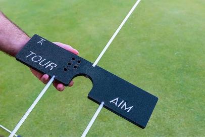 Tour Aim 2.0 Golf Training Aid (with 3 Alignment Sticks)