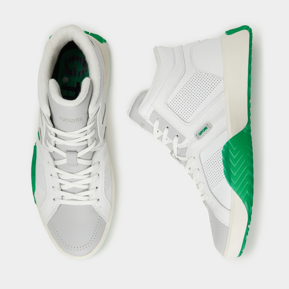 G/Fore MEN'S G.112 LEATHER MID-TOP STREET SHOE