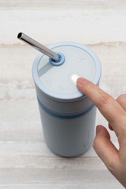 OHOM Self-Purifying Straw Water Bottle