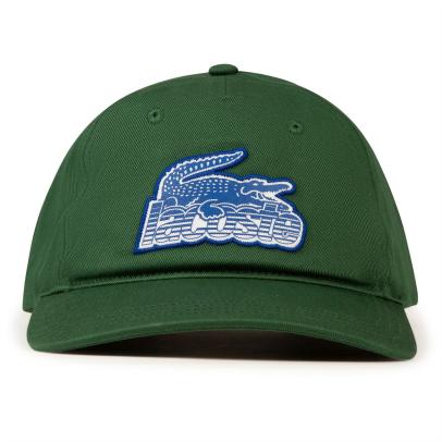 Lacoste Neo Heritage Croc Printed Cap Green