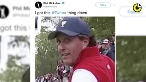 Phil Mickelson's Rocky Twitter Debut