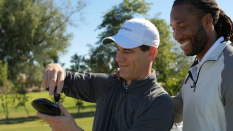 Larry Fitzgerald Tests Out the Latest Golf Equipment at Golf Digest's Hot List Summit