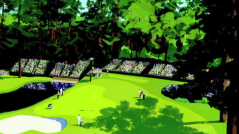 Artist's First Take: The Making Of The 15th Hole at Augusta