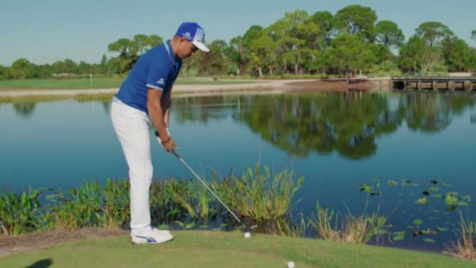 Rickie Fowler Teaches You How To Skip A Ball On Water