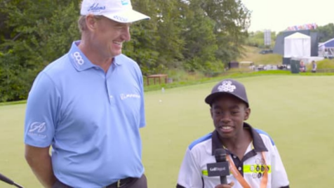 Eleven-Year-Old Golfer Matty Du Plessis Interviews Ernie Els