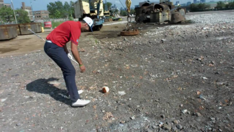 Long Drive Champ Jeff Flagg Destroys Stuff with Golf Balls in Slow Motion