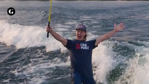 Golfing Wakeboarders Create the Ultimate Trick Shot