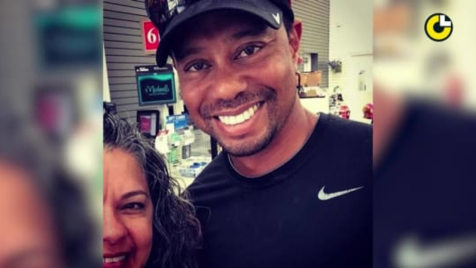 Tiger Woods was spotted where?!