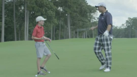 10 Year Old Golfer Challenges Olympian Patrick Reed