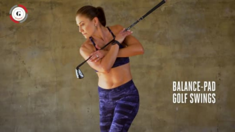 Next-Level Fitness: Balance-Pad Golf Swings