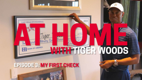 At Home with Tiger Woods: My First Check