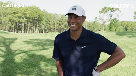 What Coach Tiger Woods is Working On with His Son