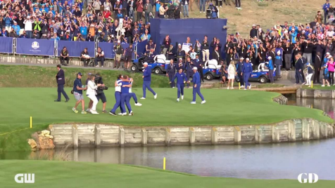 Ryder Cup Rewatchables: The Putt That Lead To a Beer Shower from Ian Poulter