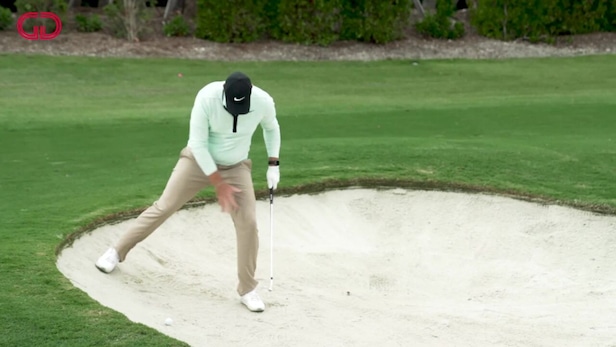 Downhill Bunker Lie | GolfDigest.com