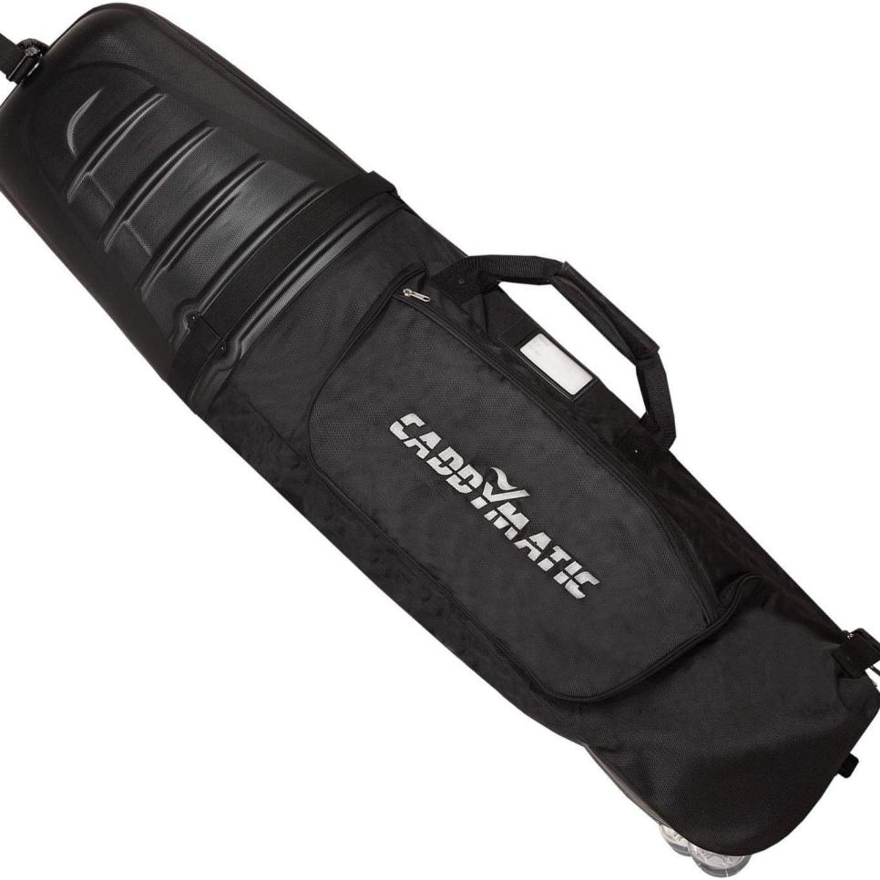 Caddymatic Hard Top Shell Padded Travel Cover with Wheels