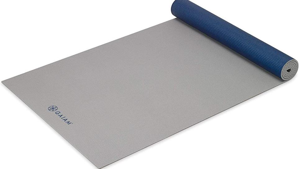 Gaiam Solid Color Yoga Mat, Non Slip Exercise & Fitness Mat