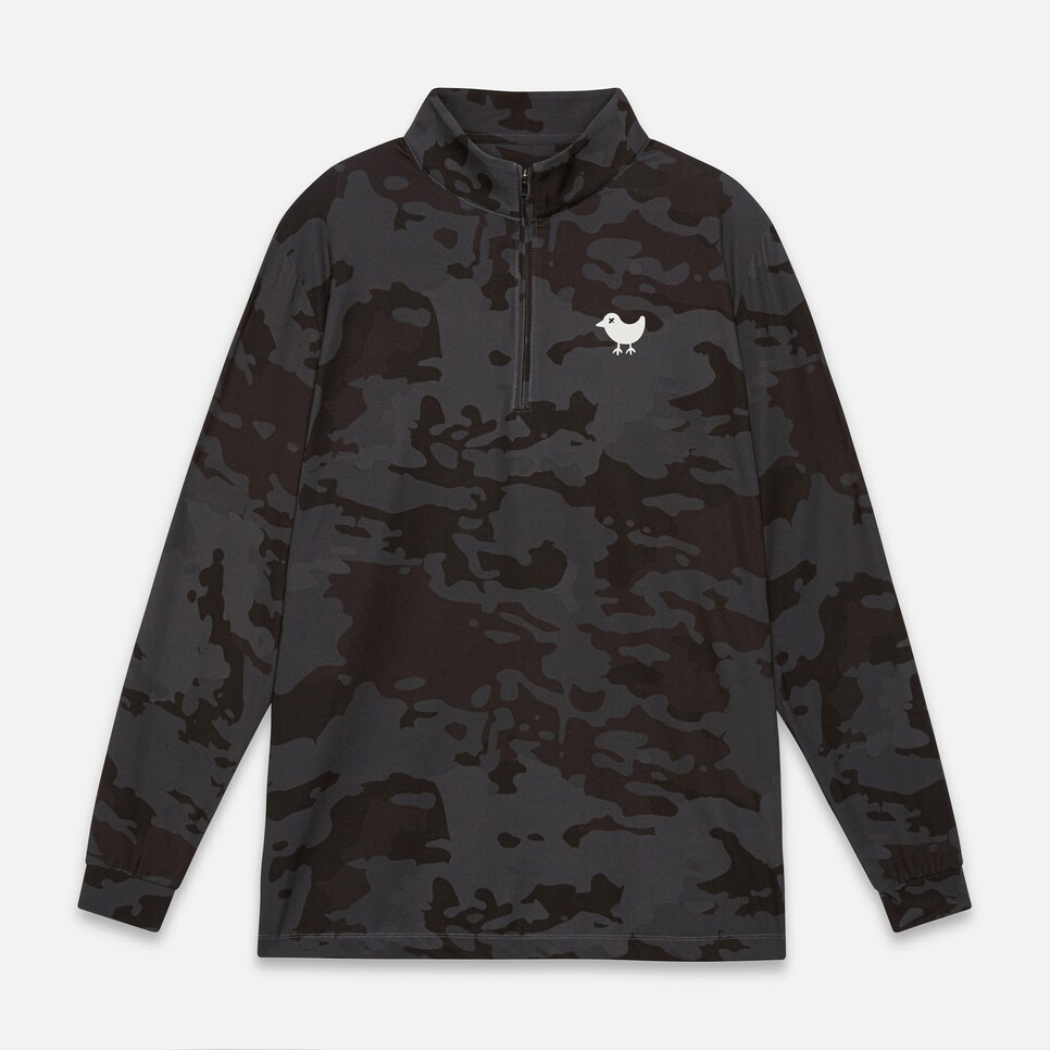 Bad Birdie Midnight Camo Quarterzip