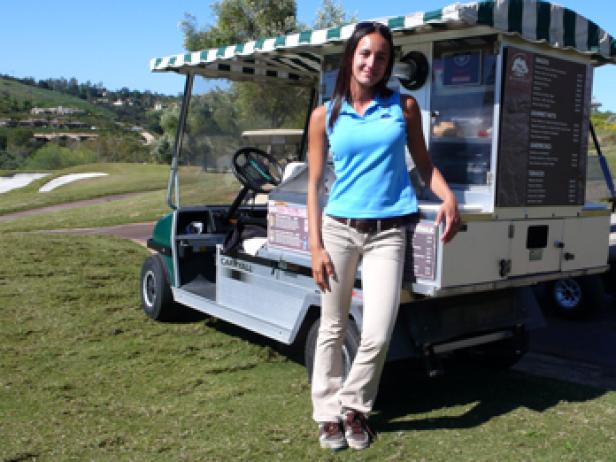 Brazilian Beverage Cart Girl Marina Machado This Is The Loop Golf Digest 