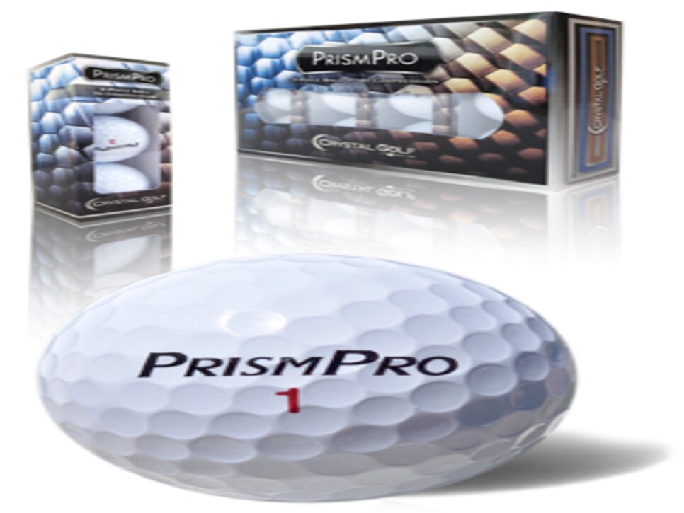 Gastheer van Weerkaatsing kook een maaltijd Crystal's new white, three-piece golf ball | This is the Loop | Golf Digest