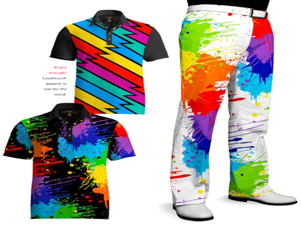 Loudmouth golf pants on sale clearance