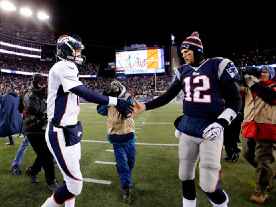 Peyton Manning & Tom Brady Denver Broncos vs. New England