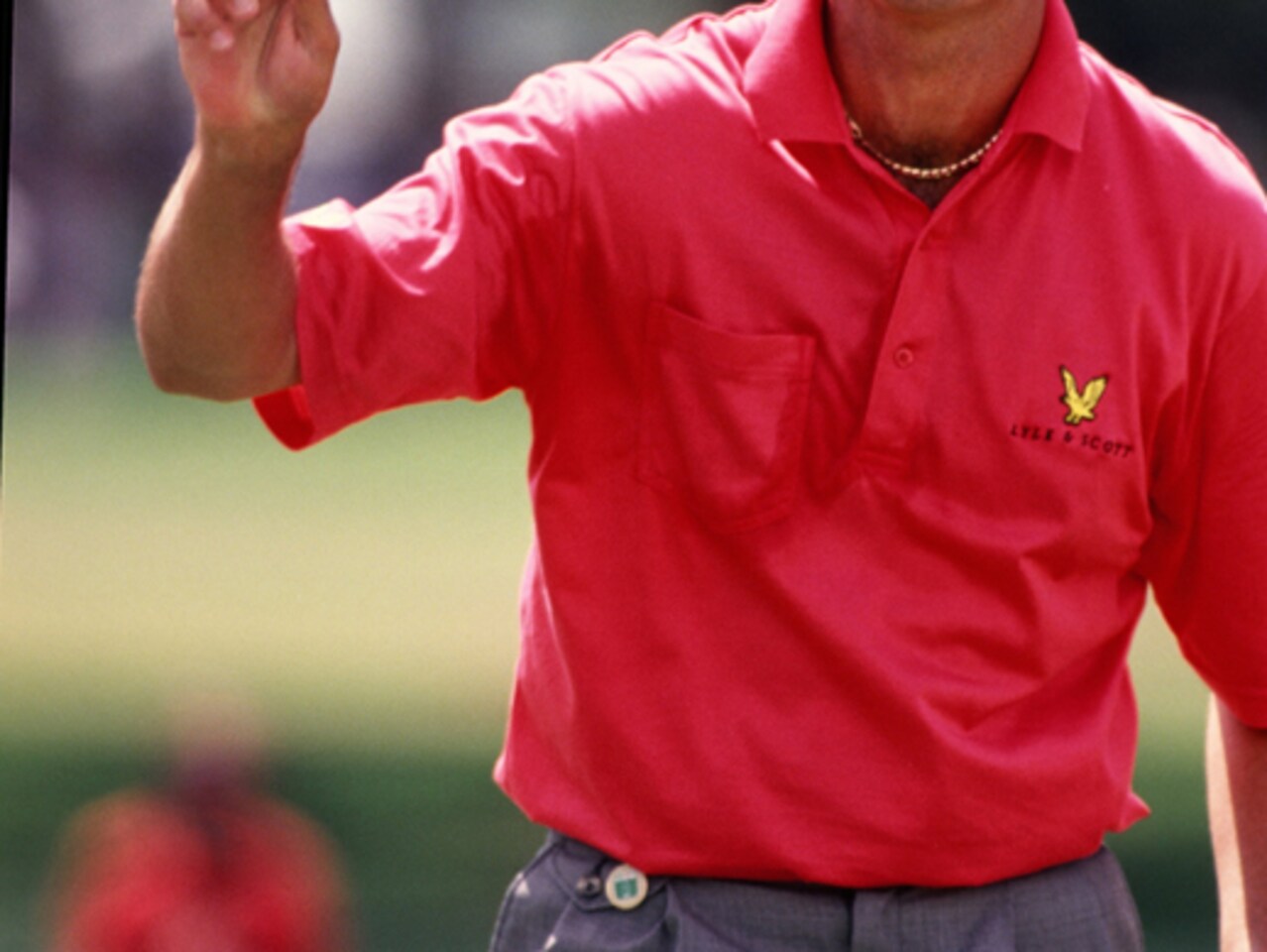 Impact Ian BakerFinch's fourlegged prize for winning a Japan PGA