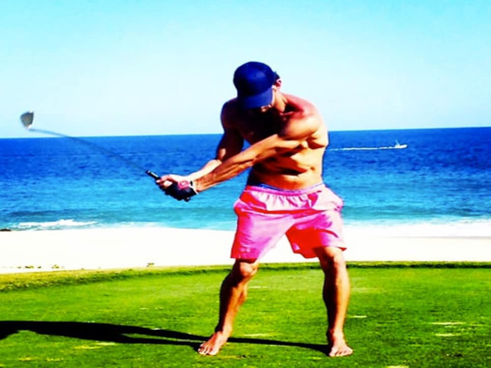 Michael Phelps shows what an incredibly fit man looks like swinging a golf  club shirtless | This is the Loop | Golf Digest