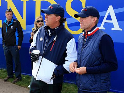 Phil Mickelson on sitting out Saturday afternoon at the Ryder Cup: "Whatever it takes to win"
