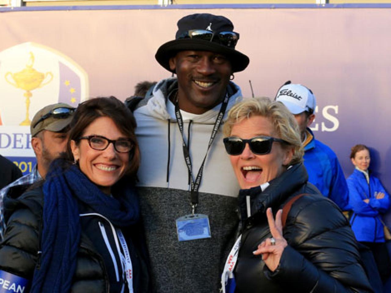 Michael Jordan had a really good time at the Ryder Cup (as usual