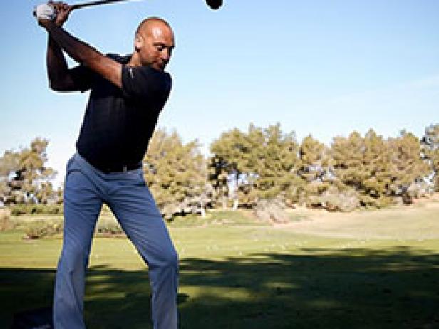 Ex-Yankee Derek Jeter now a fast-improving golf addict