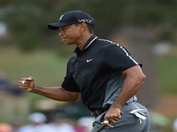 tiger woods second round tee time