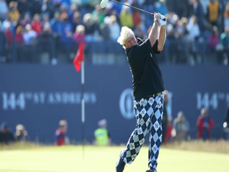 We're not the only ones who love bad pants; John Daly dazzles