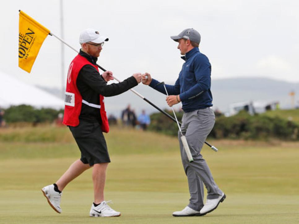 An amateur was in the final group at the British Open