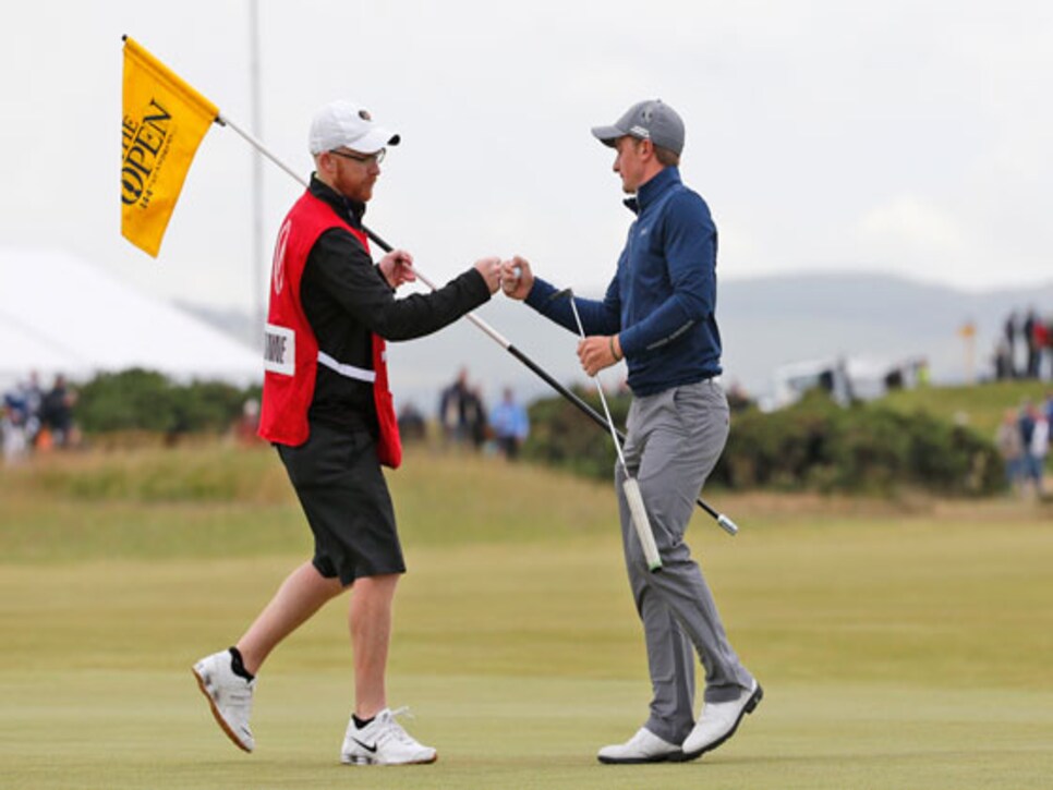 An amateur was in the final group at the British Open