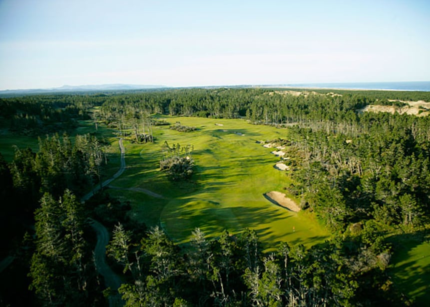 Out of the first four 18-hole courses, Pacific Dunes and Bandon Dunes offer the most stunning views of the Pacific Ocean. Old Macdonald is, by far, the most wide open. And Bandon Trails (pictured) presents the most intricate mix of risk-reward holes but is played entirely inland.