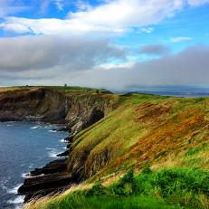 Our first stop after flying through the night to Shannon was Old Head, a 16-year-old course built precariously on a peninsula that makes for a spectacular golf experience -- provided you don\'t inadvertently step over one of the cliffs and plunge to your death.