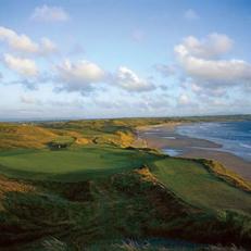 ballybunion: the par-4 10th (foreground) and the classic par-4 11th on the Old Course.