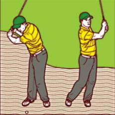 Players who slice the ball are often the best out of sand.