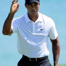 It was a mixed bag for Woods on Thursday.